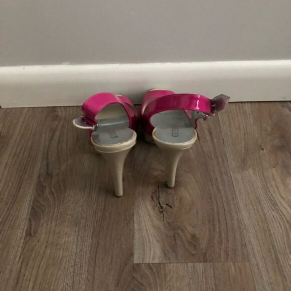 Guess Pink peep toes shoes - Picture 4 of 5